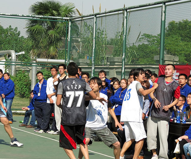 凝心聚力 激揚青春，公司舉行籃球比賽